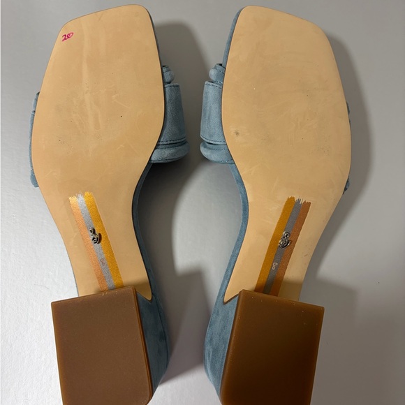 Sam Edelman Woman’s Suede Waylon Blue Weave Slide - Size 8M, 38,5 - Picture 7 of 10